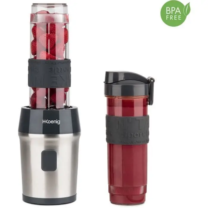 SMOO9 Μίνι μπλέντερ - 570 mL, 300 W, 4 λεπίδες inox