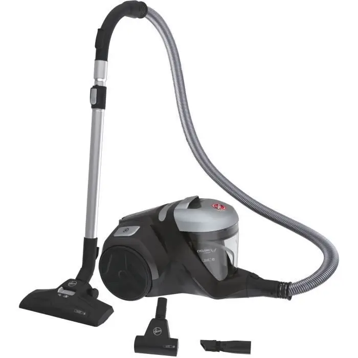 Hoover HP320PET Ηλεκτρική Σκούπα Χωρίς Σακούλα - Μαύρο - 850W - 2L - 9,5m