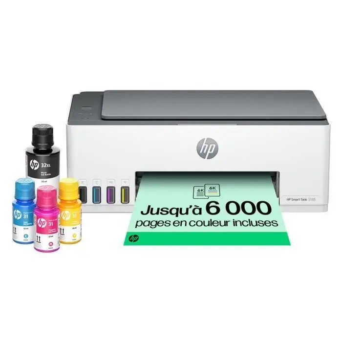 HP Smart Tank 5105 εκτυπωτής με δεξαμενή tout en un - Γκρι