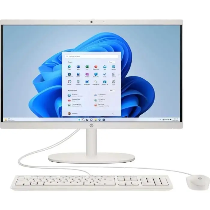 HP 22-dg0000nf Επιτραπέζιος Υπολογιστής Όλα-σε-Ένα - 21,5 FHD, Intel N100, 8GB RAM, 256GB SSD, Windows 11