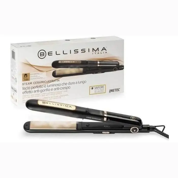 Lisseur Vapeur - Bellissima - My Pro Steam B28 100 - Προστασία και λάμψη - 3 θερμοκρασίες - Κατάλληλο για κάθε τύπο μαλλιών