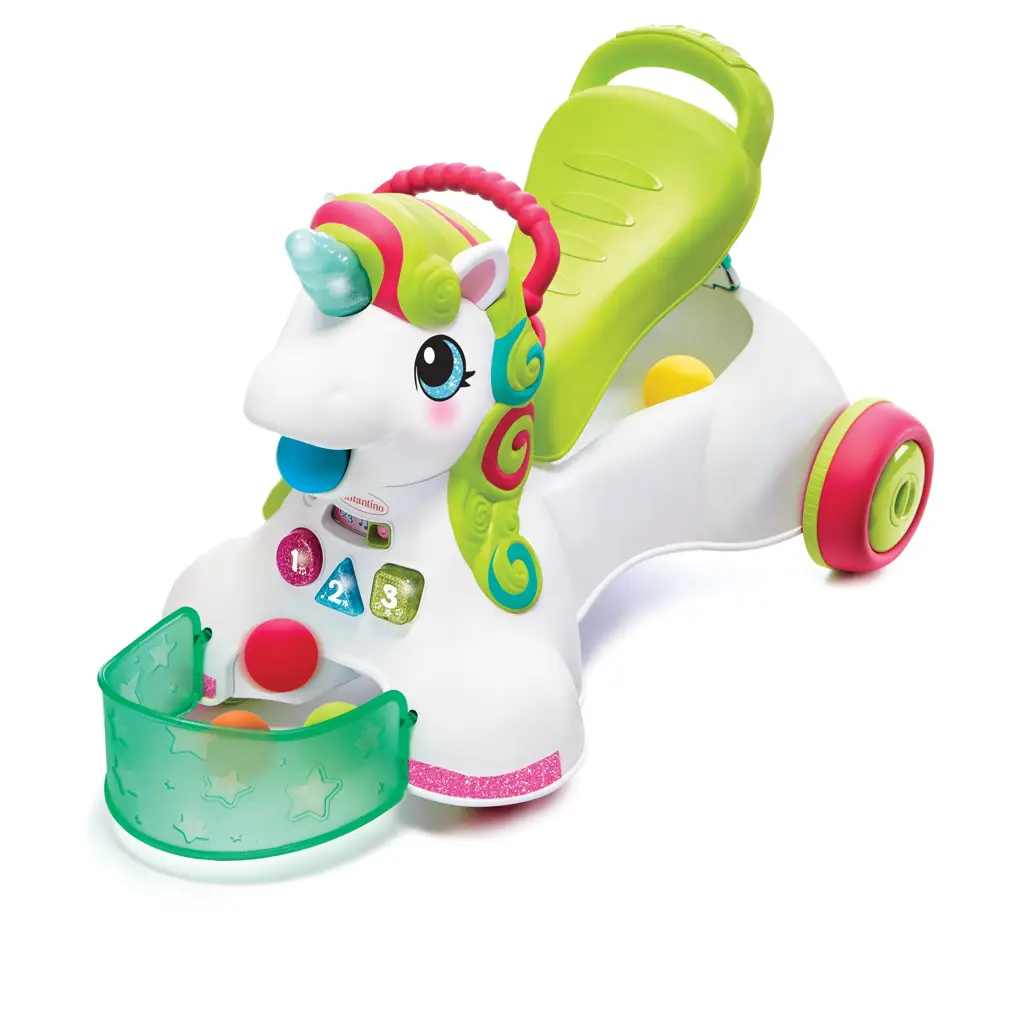 3-IN-1 SIT WALK & RIDE UNICORN