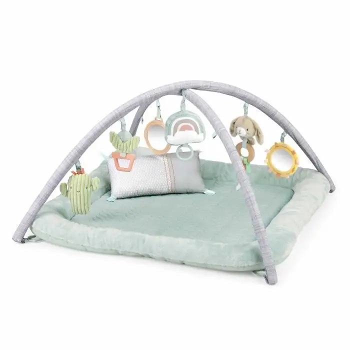 Calm Springs Plush Activity Gym - Χαλάκι Παιχνιδιού με 6 Παιχνίδια