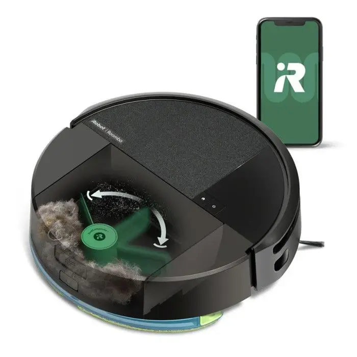 Roomba 205 DustCompactor Combo Ρομπότ - Clearview LiDAR - 7KPa - Μαύρο