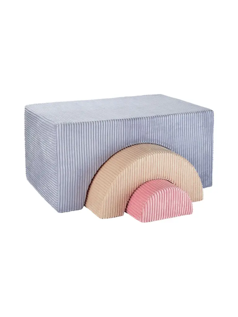 Wigiwama Velvet BlueBerry Blue Rainbow Playset-Παιδικό Σετ Βελούδινο Μπλε Ουράνιο Τόξο