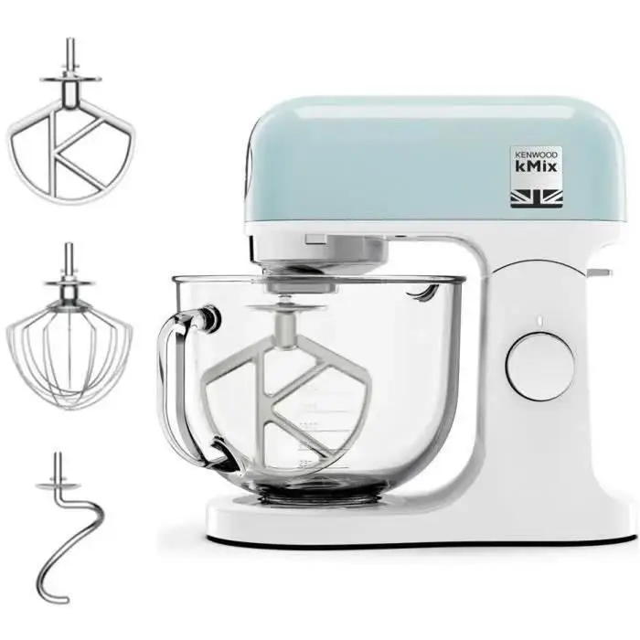 Kenwood KMX745APB kMix Μίξερ Ζαχαροπλαστικής - 1000W, Γυάλινο μπολ 5L
