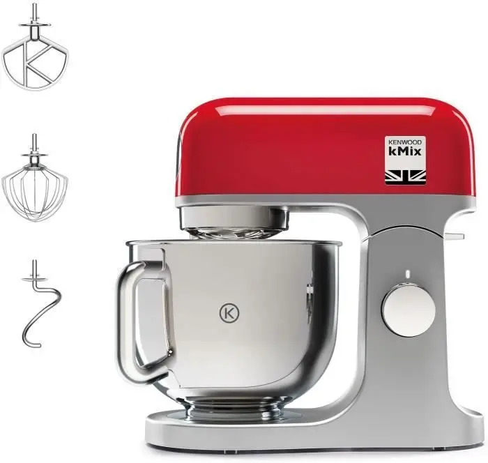 Kenwood kMix KMX750RD Μίξερ Πάγκου - 1000W, 5 L, Κόκκινο