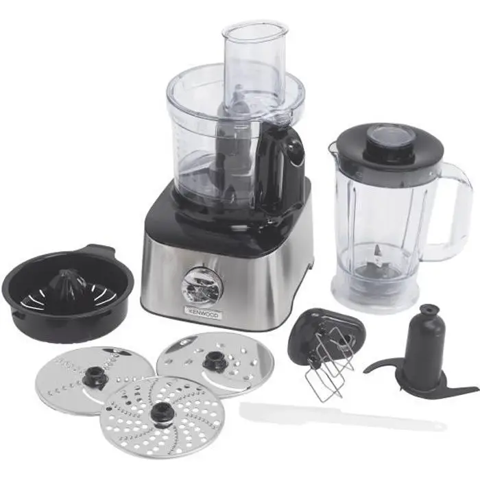 Kenwood MultiPro Compact FDM301SS Πολυλειτουργικός Επεξεργαστής τροφίμων - 2,1L + Μπλέντερ 1,2L, 800W