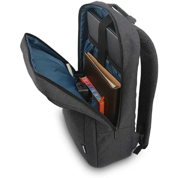 Lenovo Casual B210 Backpack - αδιάβροχο - 15.6 - Charcoal Black - ρυθμιζόμενος ιμάντας - επενδεδυμένη πλάτη
