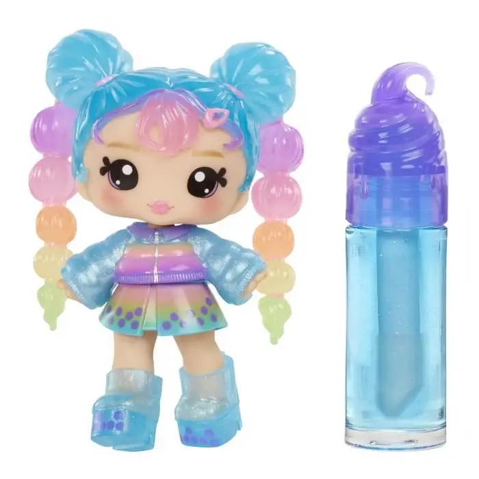 Yummiland Lip Gloss κούκλα - Britney Boba - Inclut le Kit DIY Lip Gloss, Convient aux Παιδιά de 4 Ans et Plus