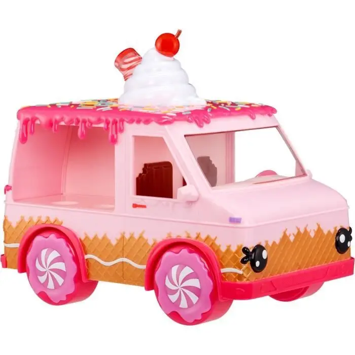 Yummiland Lipgloss Truck - Γκλος για παιδιά, περιλαμβάνει 2 Num Noms, 2 κιτ κατασκευής γκλος γεύσεις σοκολάτα και τούρτα γενεθλίων, κατάλληλο για παιδιά 4 ετών και άνω