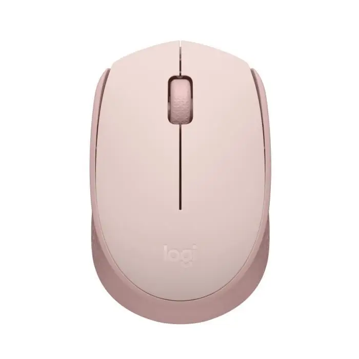 Logitech M171 ασύρματο ποντίκι για PC, Mac, φορητό υπολογιστή, 2,4 GHz με μίνι δέκτη USB, οπτική παρακολούθηση, διάρκεια ζωής μπαταρίας 12 μηνών, αμφιδέξιο - ροζ