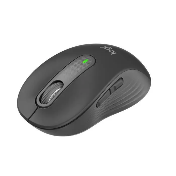 Logitech Signature M650 ασύρματο ποντίκι - για μικρά και μεσαία χέρια, μπαταρία 2 έτη, αθόρυβο κλικ, προγραμματιζόμενα πλευρικά κουμπιά, Bluetooth, πολλαπλές συσκευές - γκρι