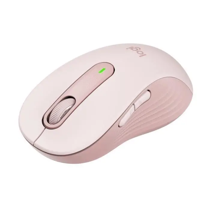 Logitech Signature M650 L ασύρματο ποντίκι - αθόρυβο μεγάλο μέγεθος, Bluetooth, προγραμματιζόμενα κουμπιά - ροζ