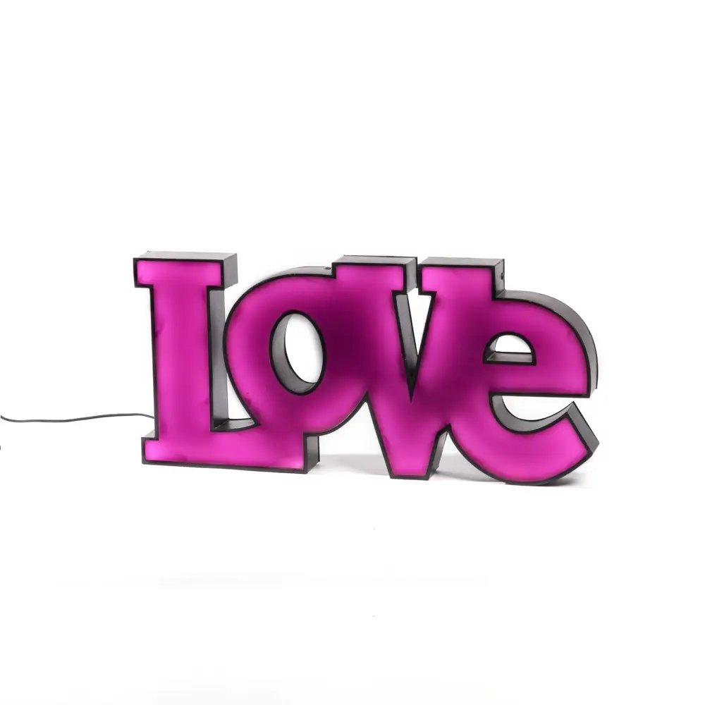 LOVE 10Η - Λάμπα με γράμματα και αριθμούς