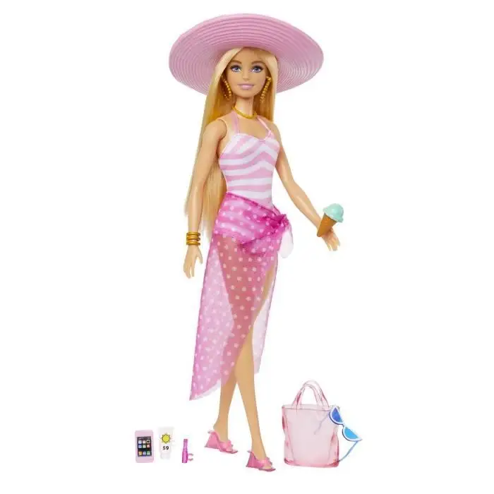 Barbie μέρα στην παραλία Barbie (CP4) - Κούκλα 21a
