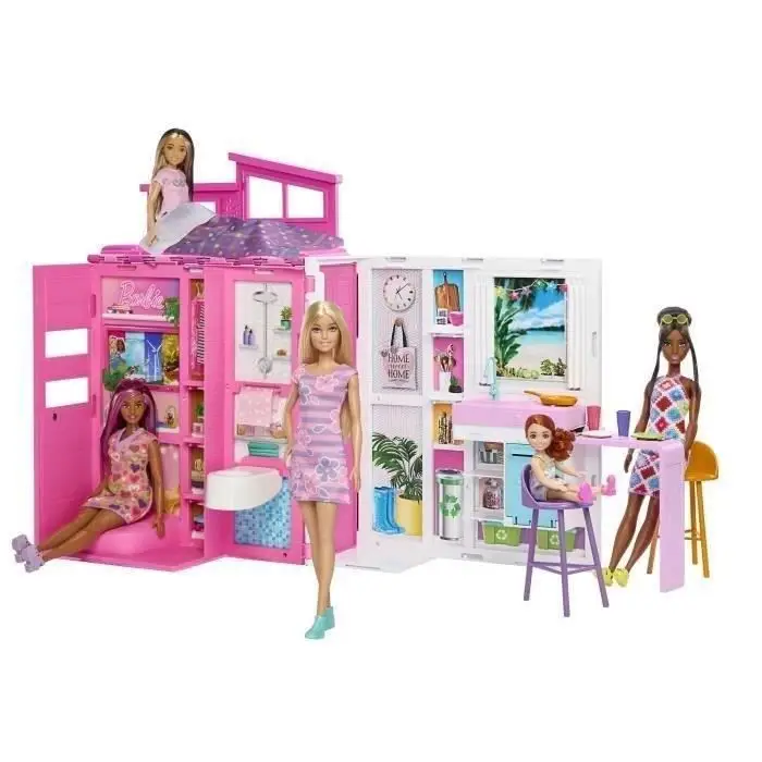 Barbie 2024 EPH Σετ Κουκλόσπιτου - Ροζ