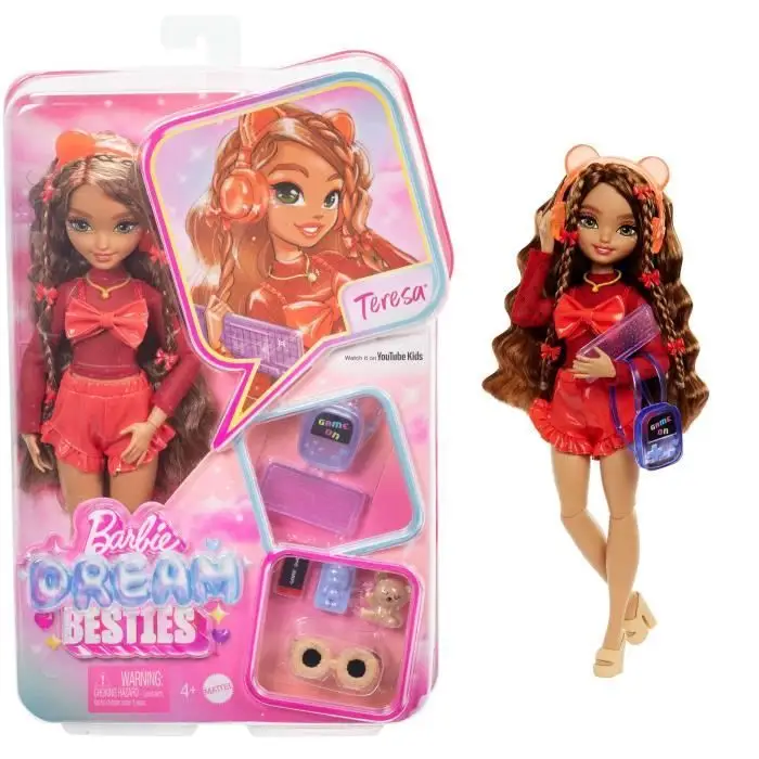 Barbie Dream Team Teresa Κούκλα - HYC23 10 Στοιχεία