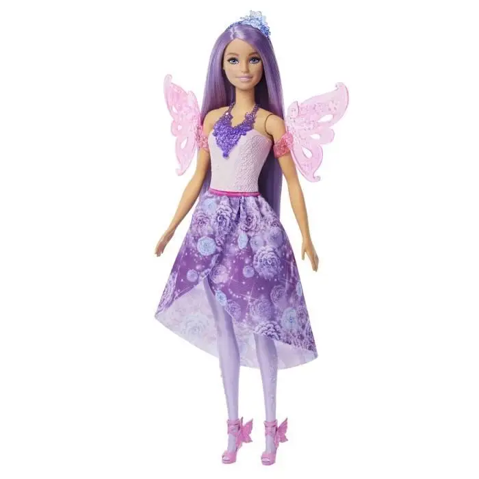 Barbie JCP74 Κουκλάκι Νεράιδα με Ουρά Γοργόνας