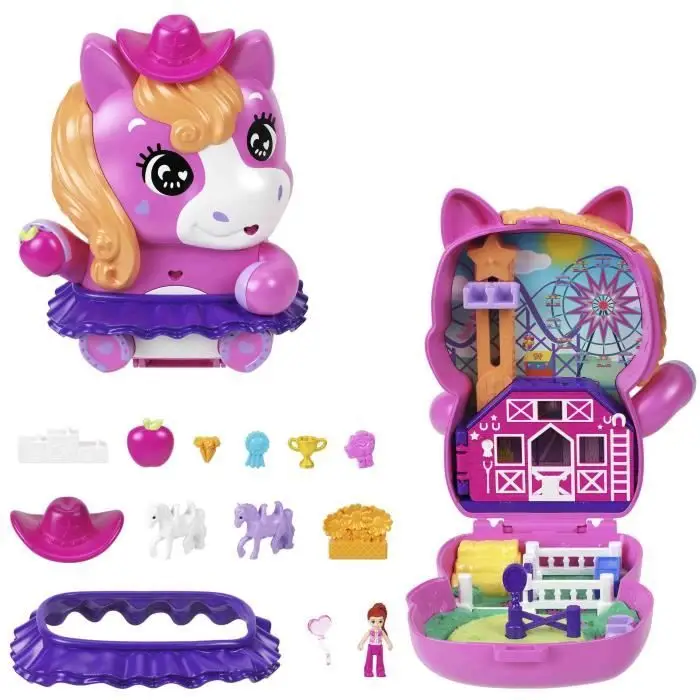 Polly Pocket Poney Rodéo Σετ Ταξιδιού - JCR39