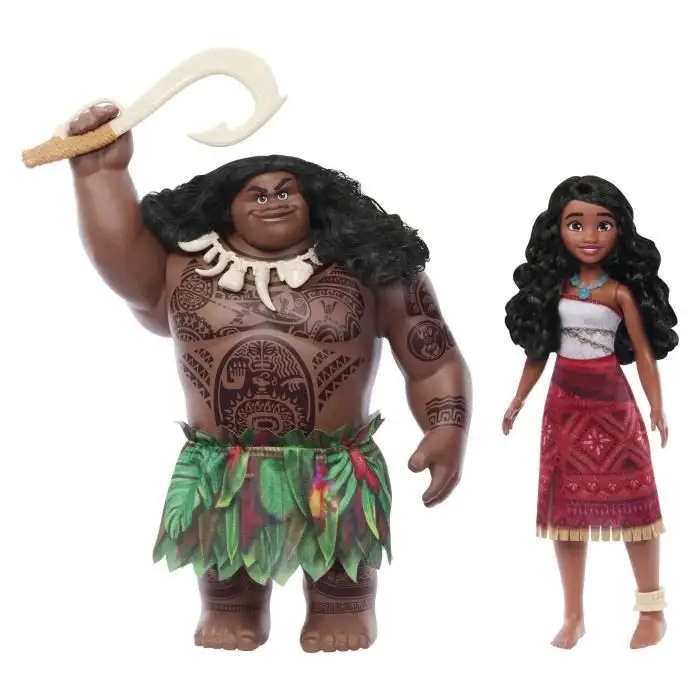 DISNEY PRINCESS - Vaiana και Maui σετ διπλής φιγούρας JDD43