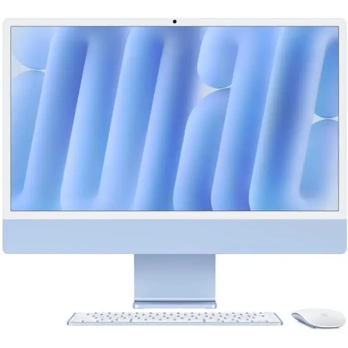 IMac M4 Επιτραπέζιος Υπολογιστής Όλα-σε-Ένα - 10πύρηνος CPU/10πύρηνος GPU, 24GB, 512GB SSD, Μπλε