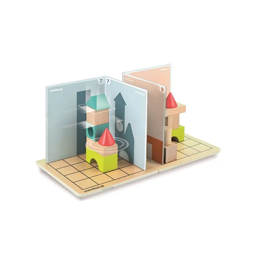 Miniland Επιτραπέζιο Παιχνίδι - Σκιές και Σχήματα Shape Makers