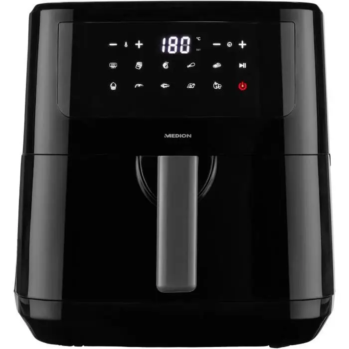 MEDION Φριτέζα Αέρα P10 XL Duo 6,8 L 2150 W - Μαύρο