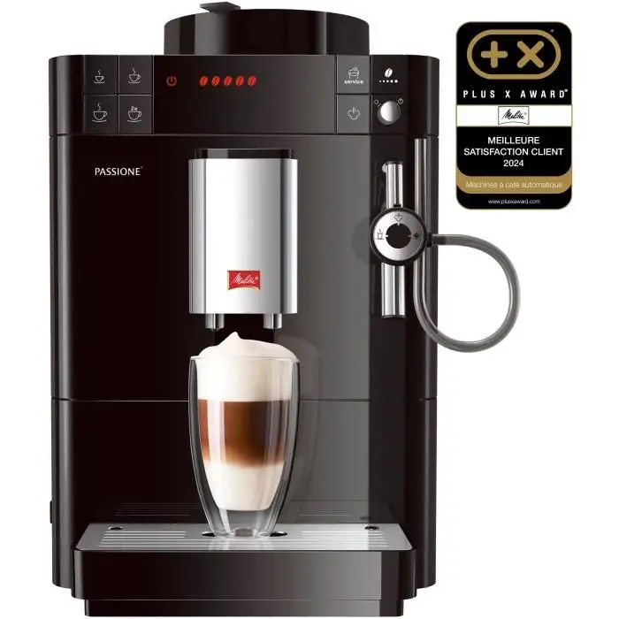 Μηχανή καφέ με κόκκους Melitta passione - μαύρο