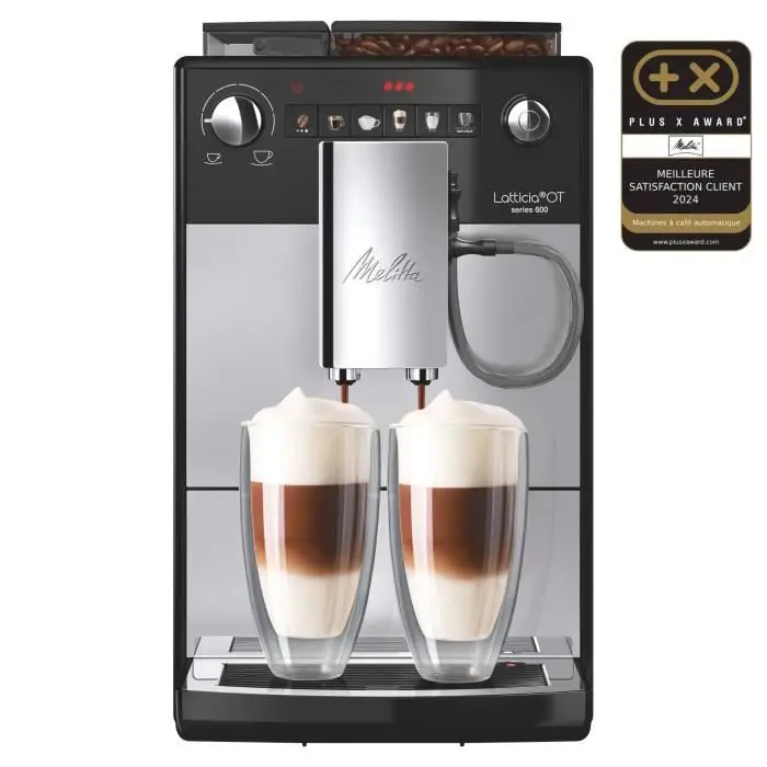 Αυτόματη μηχανή καφέ - MELITTA - Latticia OT F300-101 - Ασημί