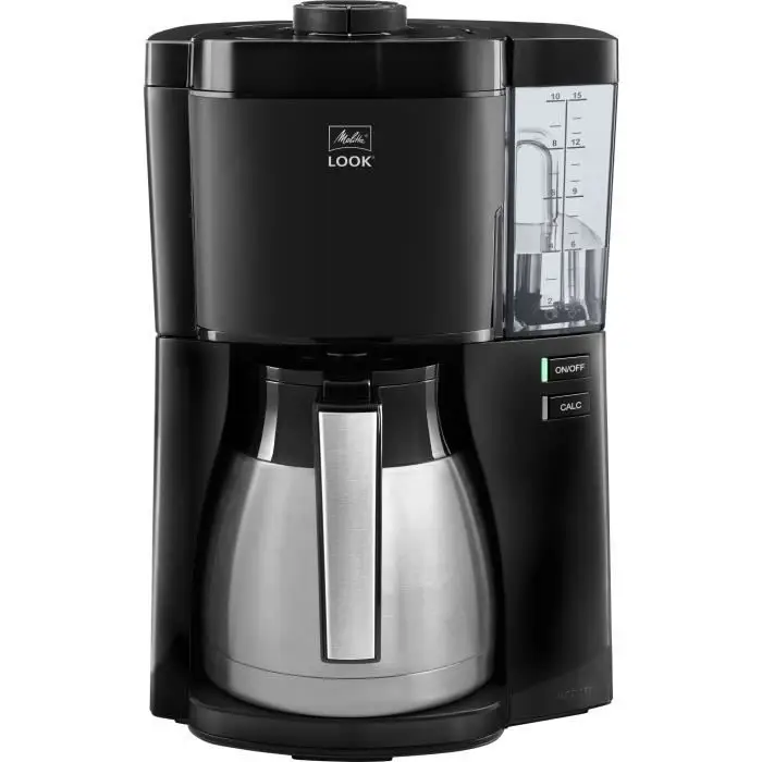 Καφετιέρα - MELITTA - Look V Therm 1025-12 - 1080 W - 1.25 L - Μαύρο