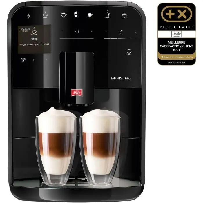 Αυτόματη καφετιέρα με μύλο - MELITTA - Barista SE F830-003 - 1450 W - Μαύρο