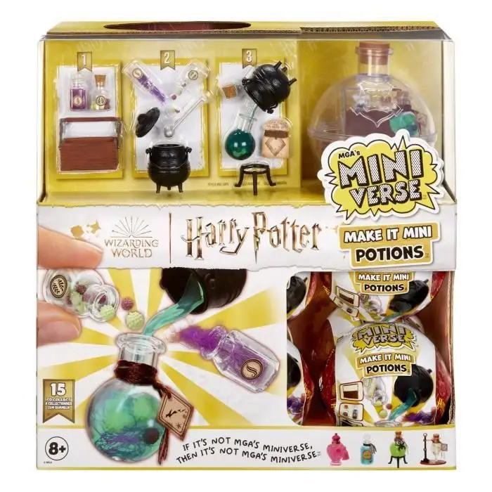 Miniverse Harry Potter Πλήρες Κουτί - 15 Μίνι Φίλτρα - Δημιουργικό Ρητινώδες Παιχνίδι - Μη Βρώσιμο - 8+