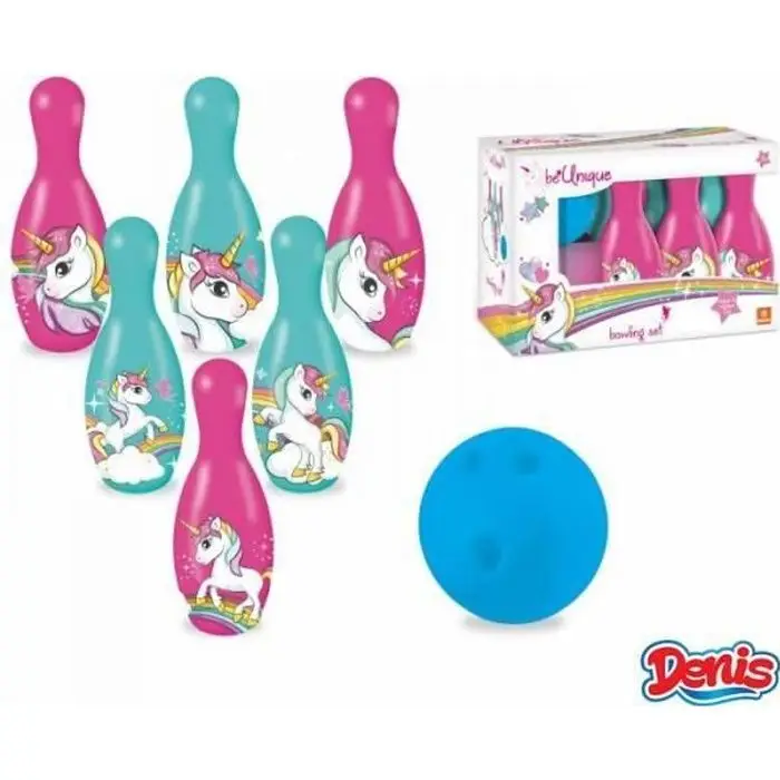 MONDO Toys Unicorn σετ μπόουλινγκ 6 κορίνες + μπάλα - 28526