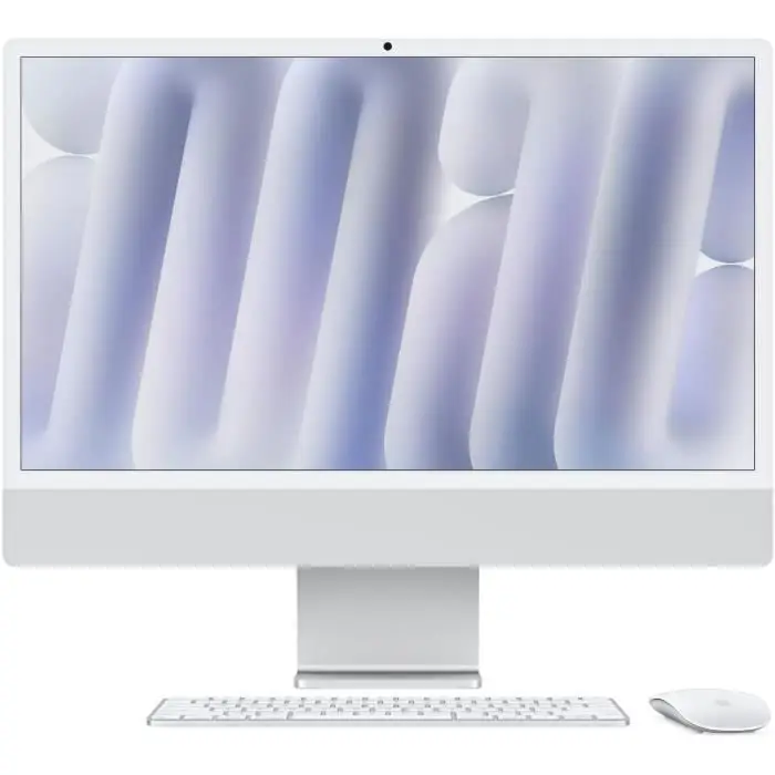 IMac M4 Επιτραπέζιος Υπολογιστής Όλα-σε-Ένα - 8πύρηνος CPU/8πύρηνος GPU, 16GB, 256GB SSD, Ασημί