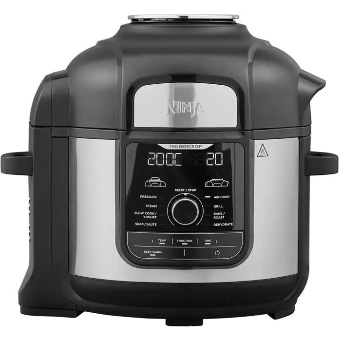 Ninja Foodi MAX 9-σε-1 Πολυμάγειρας 7.5L - Βουρτσισμένος χάλυβας/Μαύρο - OP500EU
