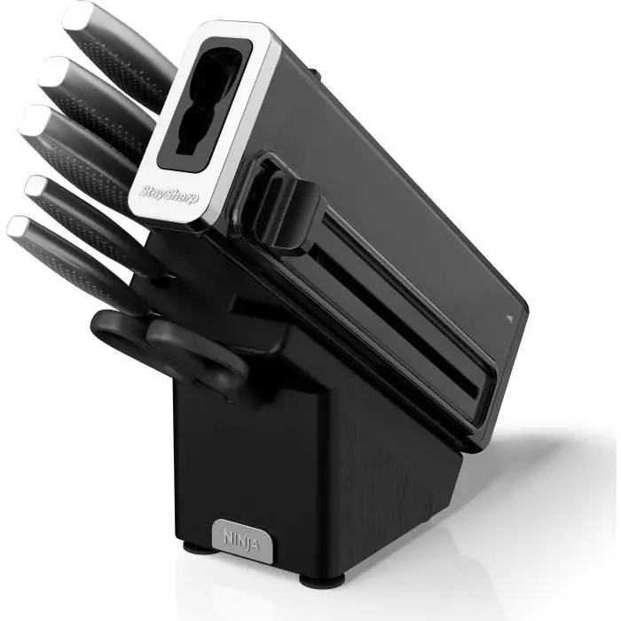 NINJA FOODI StaySharp K32006EUUK Μπλοκ μαχαιριών - Μαύρο - Με ακονιστήρι