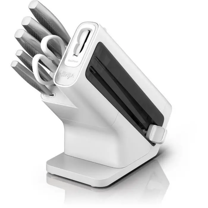 Ninja Foodi StaySharp K62006EUWH σετ μαχαιριών - με ακονιστήρι - λευκό