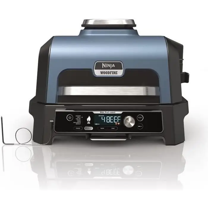 Ninja Woodfire OG901EU Pro Connect XL Ηλεκτρικό BBQ Grill με Έλεγχο μέσω App - Μαύρο