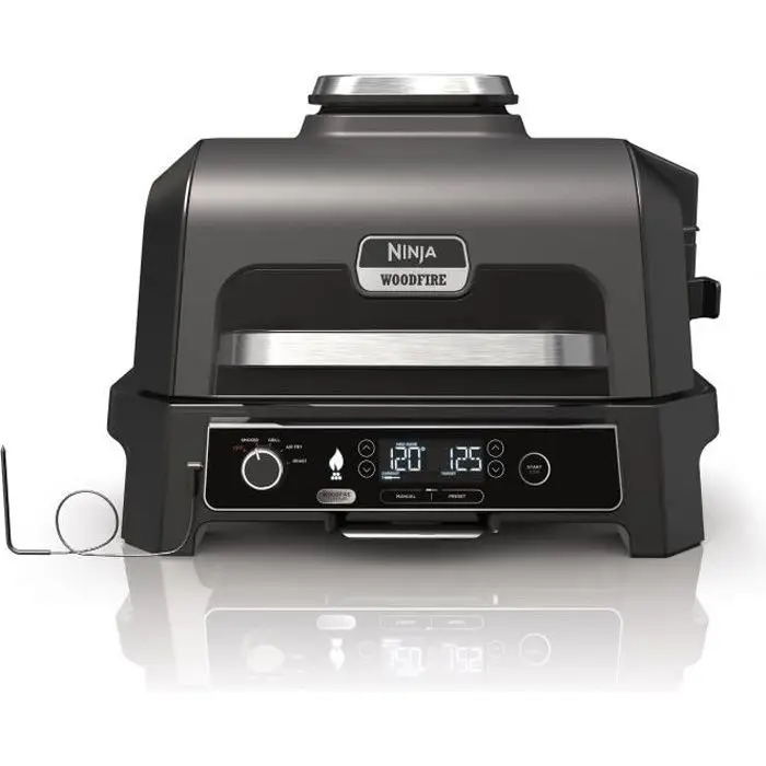 Ninja Woodfire OG850EU Pro XL Ηλεκτρικό BBQ - Γκρι/Μαύρο