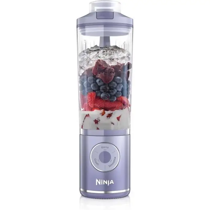 Ninja Blast Max BC251EULD Φορητό μπλέντερ - 570 ml, επαναφορτιζόμενο, λεβάντα
