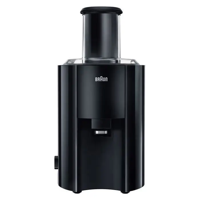 Braun Multiquick J300 Αποχυμωτής - 800 W, Σύστημα 4 Ασφαλειών, Μαύρο, 75 mm