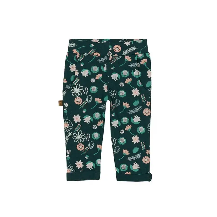 Magic Forest Flower AOP παντελόνι Green 74cm ύψος