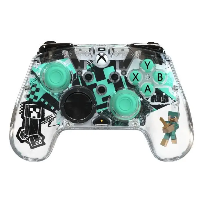 Χειριστήριο παιχνιδιών - Xbox Series X|S, Xbox One και PC - Minecraft: Diamond - ασύρματο - PDP - διάφανο