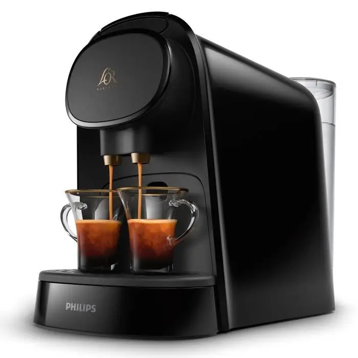 L'OR Barista Original Διπλή Μηχανή Καφέ με Κάψουλες - Espresso, 1-2 Φλιτζάνια - Μαύρο (LM8012/60)
