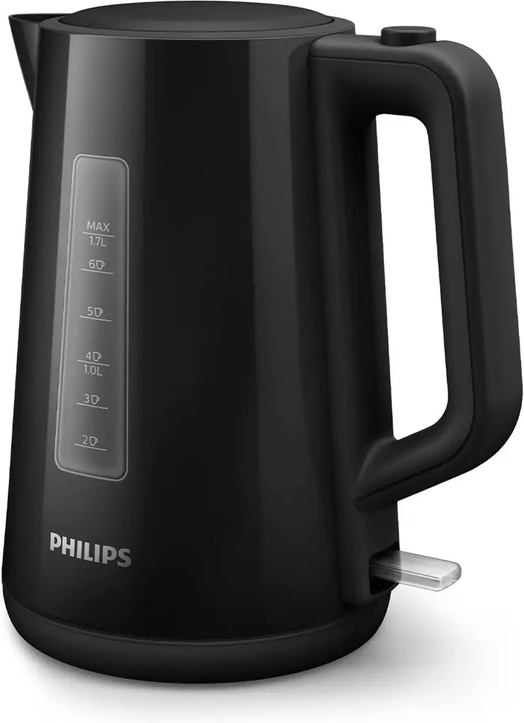 Philips Series 3000 Βραστήρας - 1,7 L, Επίπεδο Στοιχείο Θέρμανσης, HD9318/20, Μαύρο