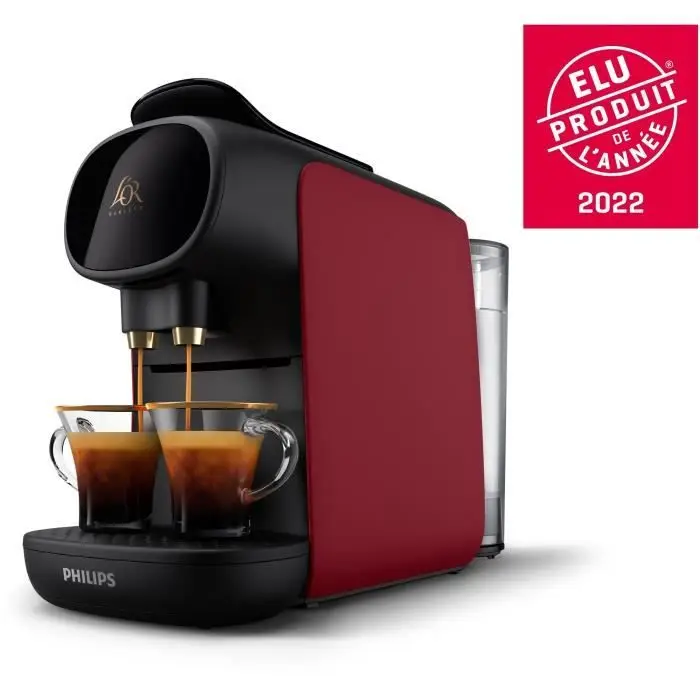 L'Or Barista Sublime LM9012/50 Μηχανή καφέ με κάψουλες - Κόκκινο - 19 Bar