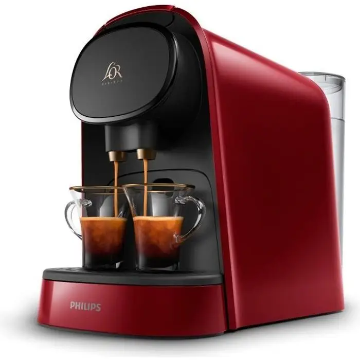 L'Or Barista LM8012/51 Μηχανή καφέ με κάψουλες - Κόκκινο - 9 Κάψουλες