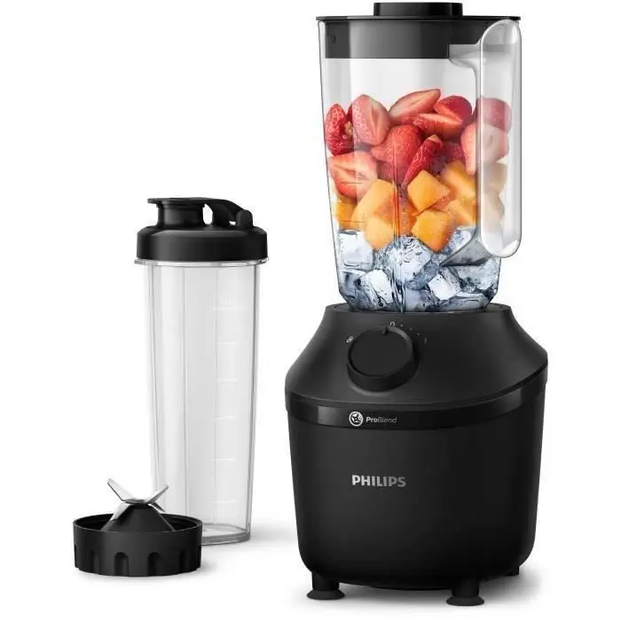 Philips Series 3000 ProBlend Μπλέντερ Smoothie - 450 W, 1,9 L, μαύρο