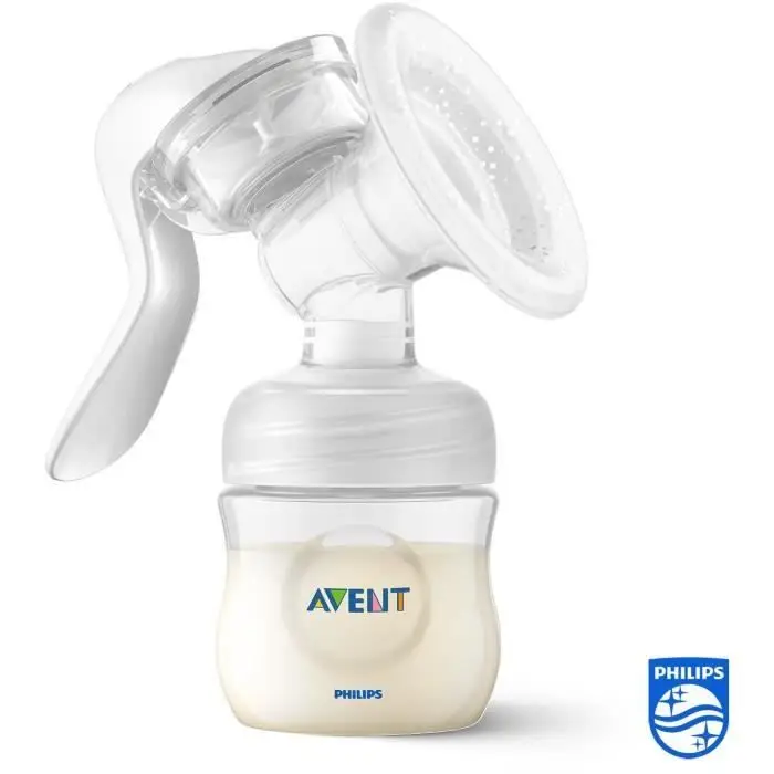 Avent Natural Motion Σετ Χειροκίνητου Θήλαστρου - φυσικό μπιμπερό 125 ml + 2 επιθέματα θηλασμού